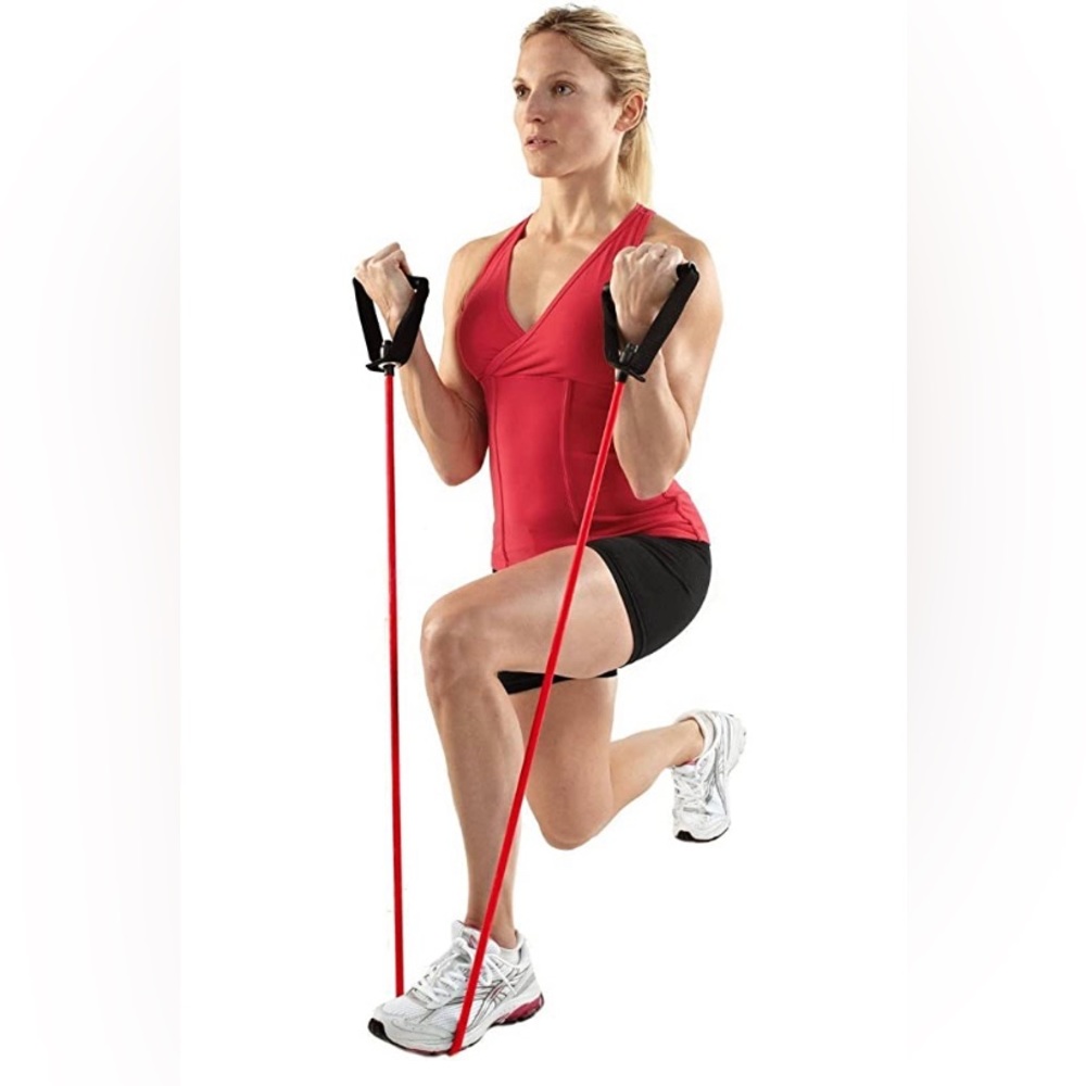 New SPRI Unisex Home GYM Workout Xertube Resistance Band Handles/Door Attachment